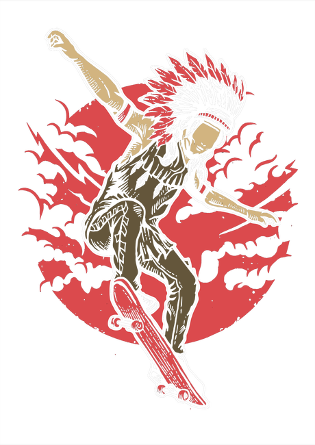 Indian Chief Skateboard