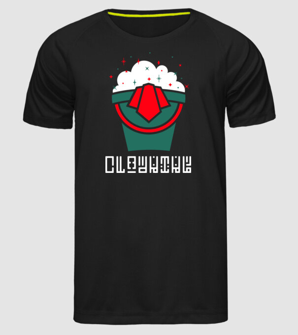  minta fekete pólón