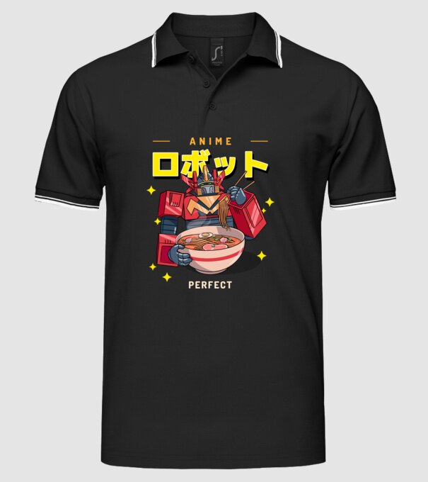  minta fekete pólón