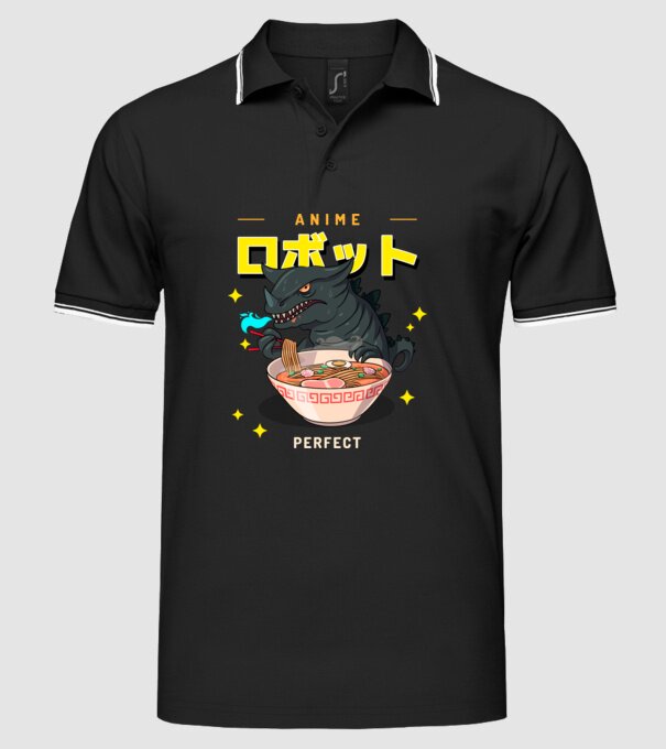  minta fekete pólón