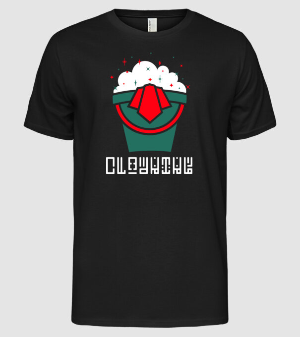  minta fekete pólón