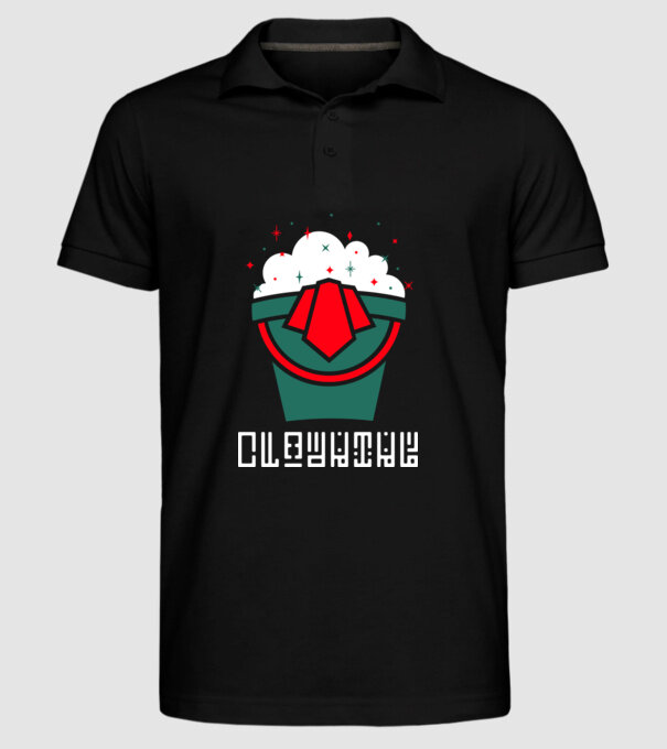  minta fekete pólón